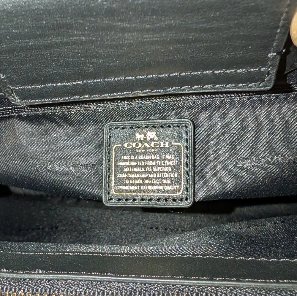 COACH Color Block Exotics Swagger Carryall LI/Black Satchel Black Multi NWT - Picture 3 of 12